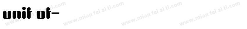 unit ot字体转换